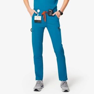 NWT • FIGS Alps Blue Yola Pants • XS Petite